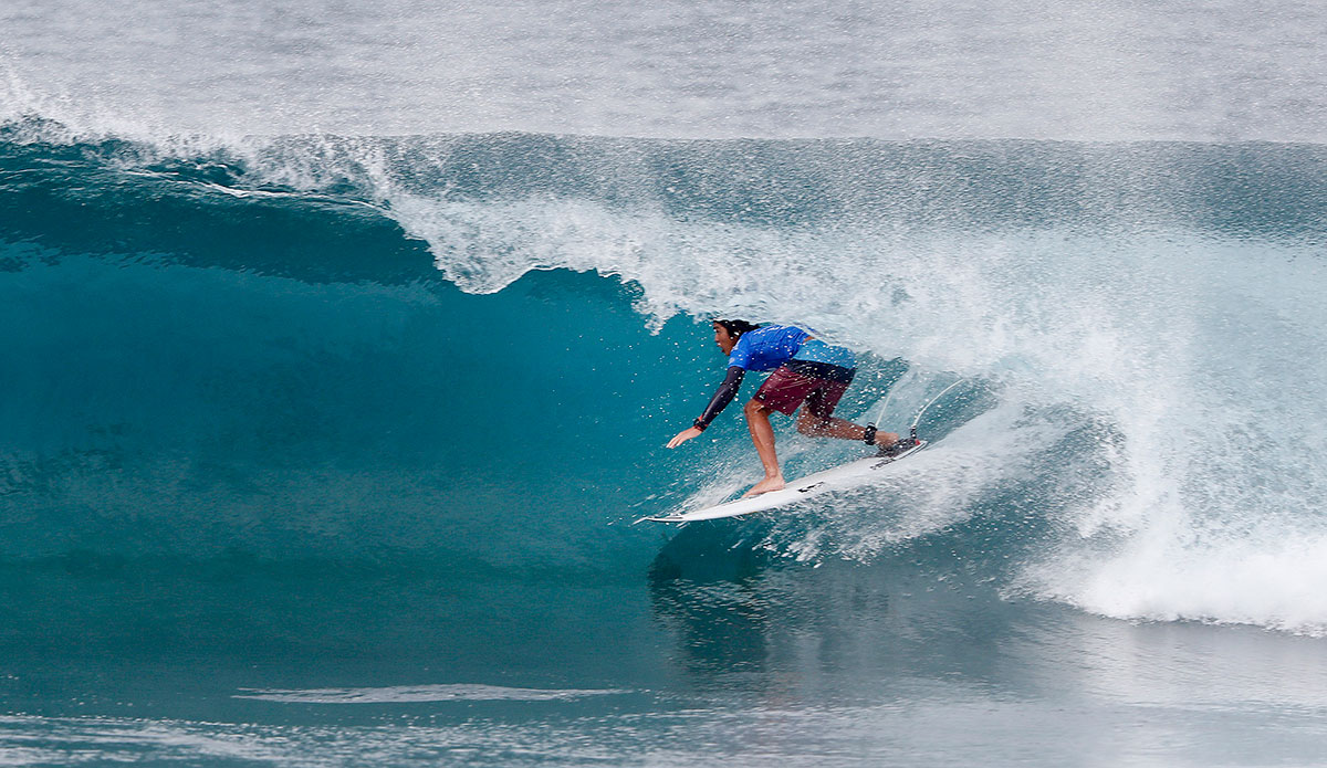 Kanoa Igarashi. Photo: <a href=\"https://www.instagram.com/damien_poullenot/\">Poullento</a>/<a href=\"https://www.worldsurfleague.com/\">WSL</a>
