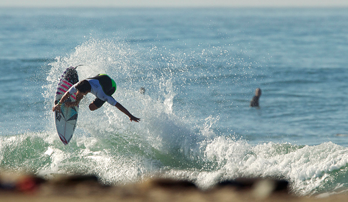 Gabriel Medina varial at Lowers. Always one of the most exciting people to shoot. Photo: <a href=\"https://www.kevinjara.com/\">Kevin Jara</a>