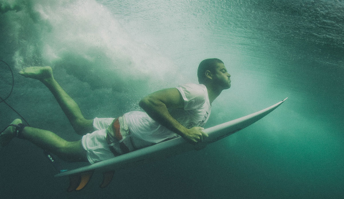 Duckdive portrait. Photo: <a href= \"https://joaobracourt.com/\" target=_blank>Joao Bracourt.</a>