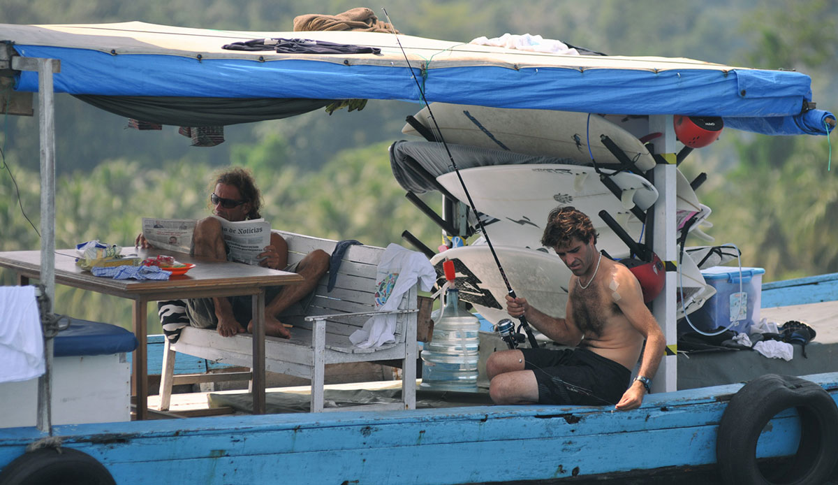 The first boat trips made by Goncalo. Photo: <a href= \"https://joaobracourt.com/\" target=_blank>Joao Bracourt.</a>