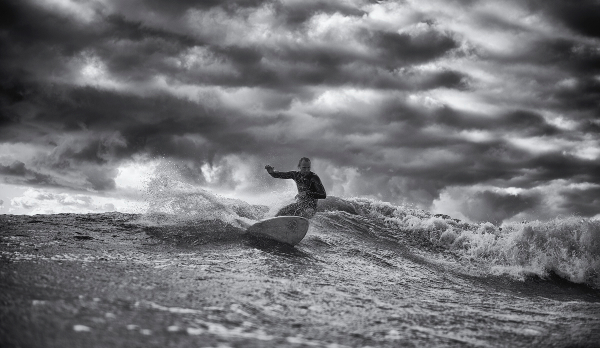 Dutch Skies. Jeroen Veen. Zandvoort, Netherlands. Photo: <a href=\"https://www.thesurfoffice.com/blog/2014/11/27/brendan-it-director-surf-photographer\"> Brendan Bank</a>