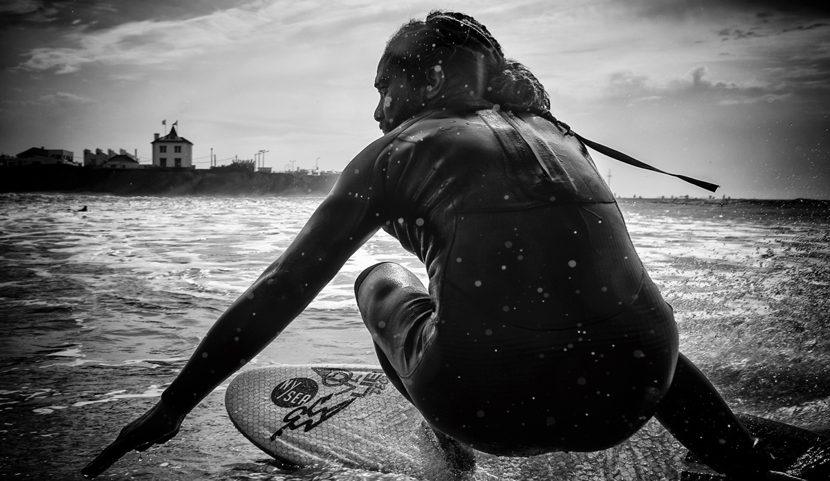 Close encounters. Peniche, Portugal. Photo: <a href=\"https://www.thesurfoffice.com/blog/2014/11/27/brendan-it-director-surf-photographer\"> Brendan Bank</a>