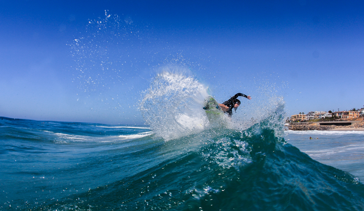 Fins to the left. Photo: <a href=\"https://www.instagram.com/balyall\">Brett Allen.</a>