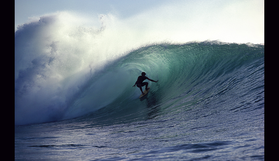 Peter McCabe, Padang Padang, Bali, Perfection, 1981. Image: <a href=\"https://www.artbrewer.com/\" target=\"_blank\">Brewer</a>