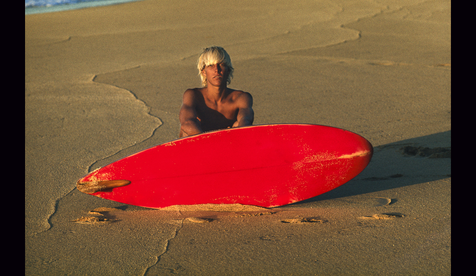 Bunker Spreckels, with Ama Board Pipeline, Hawaii, 1969. Image: <a href=\"https://www.artbrewer.com/\" target=\"_blank\">Brewer</a>