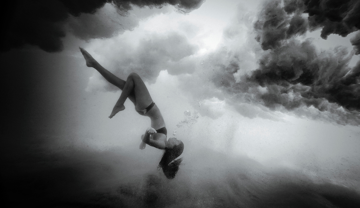 My daughter finding a moment of silence.