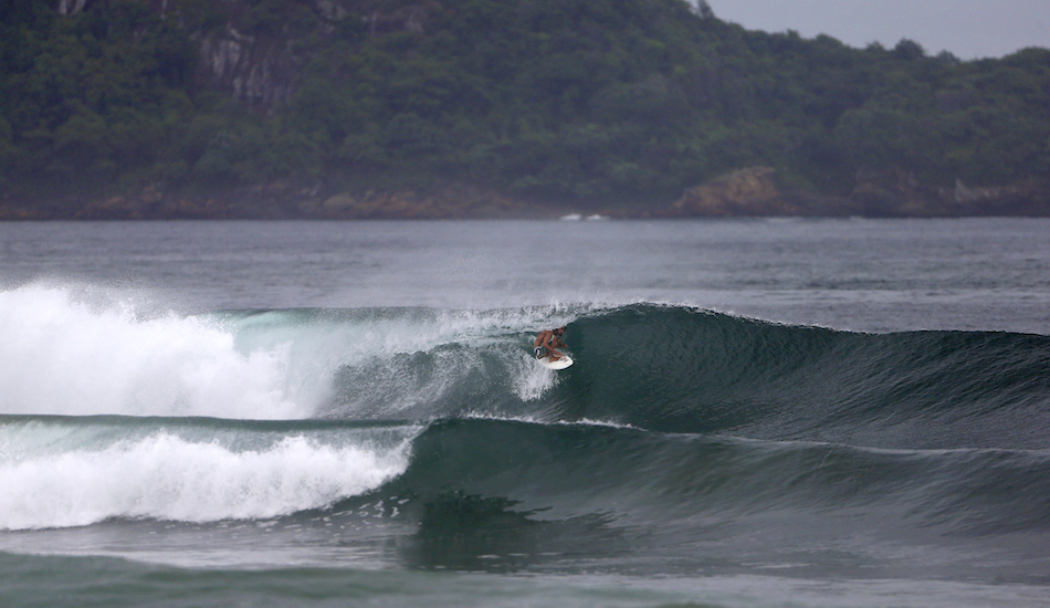 There are a lot of traveling surfers that drift through Nicaragua throughout the year. Here Rob Machado on a nice left, taking a moment for himself from what he is better known for doing when he is down here, which is giving back to the community through “Waves for Water” a non-profit organization that helps to get clean water to people living in impoverished areas. Check em out www.wavesforwater.org. Photo: Brian Scott/<a href=\"http://www.nicaraguasurfshots.com\">Nica Surf Shots<a/>