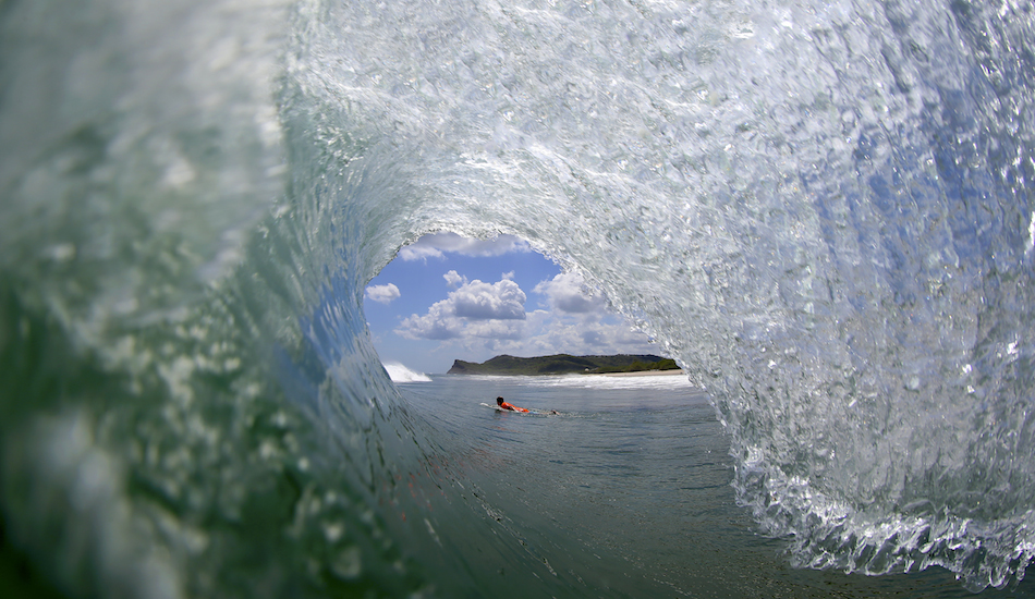 This is a very common view when you’re surfing in Nica. If you ever plan to visit Nicaragua, take into consideration a good majority of the waves are barrels so I’d say about ninety percent of your quiver should be planned around just that. Lots of Barrels. Photo: Brian Scott/<a href=\"http://www.nicaraguasurfshots.com\">Nica Surf Shots<a/>