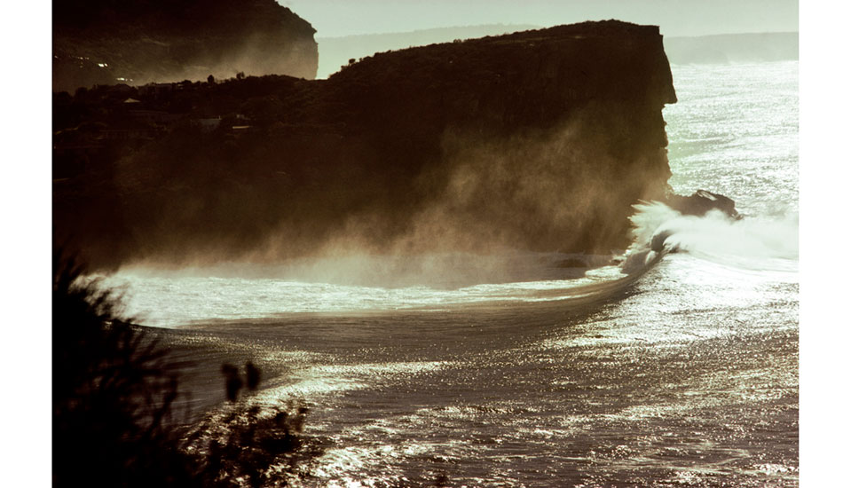 North Avalon Wave, circa 1989 - Originally published in Surfing World, issue Number 207 1989  and reprinted  in Surfing World in 2011. Photo: <a href=\" www.bruceusher.com.au\">Bruce Usher</a>
