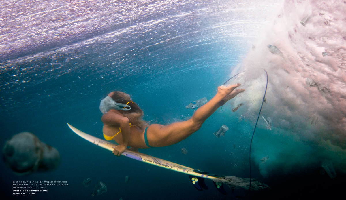 <a href-\"https://www.surfrider.org/\">Surfrider Foundation</a> - With an expansive network, Surfrider has a presence in 18 countries, with more than 80 chapters in the US alone. Founded on the need to protect our coasts, Surfrider unites members against various threats to our surf, ocean and beaches. 68 national campaigns are underway to combat a series of issues including water quality, beach clean ups beach access, plastic bag bans, and reduction of plastic waste. In their <a href=\"https://www.surfrider.org/programs/entry/rise-above-plastics\">Rise above Plastics</a> program, Surfrider spreads important awareness on the issue and provides a connection point to get involved and take the steps to reduce your consumption. Photo: Daniel Fryer