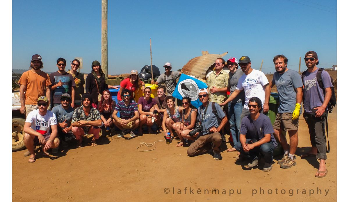 <a href=\"https://www.savethewaves.org/\">Save the Waves</a> - Founded on the necessity to protect our coastal environment and keep our surf breaks in tact, this network of activists recognizes the importance of preserving our most cherished resources.  Among a list of global campaigns, STW runs an annual campaign to clean up the coast of Chile \"Unidos por Aguas Limpias,\" or United for Clean Water. During the 2014 campaign, nearly 12,000 pounds of trash was collected from 30 miles of coastline in a single day. We were fortunate enough to witness STW’s efforts in Chile this year, and the response from the communities and participants was inspiring. Photo: Lafkenmapu photography