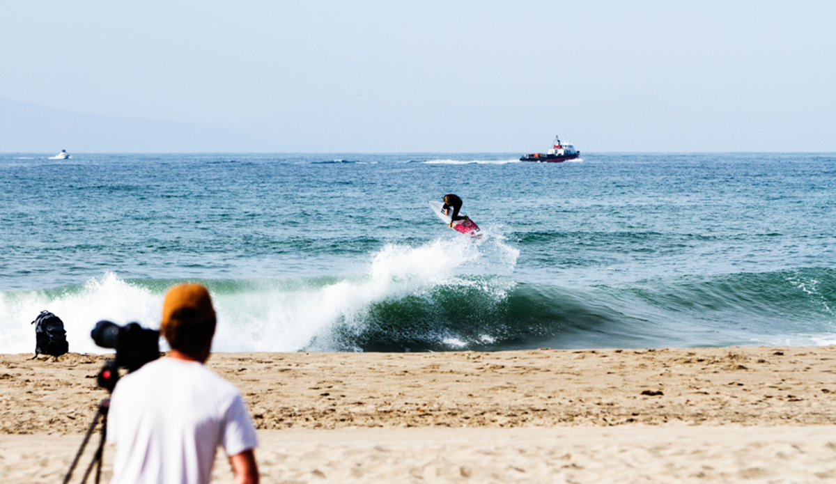 Liftoff with Oliver Kurtz. Photo: <a href=\"https://www.kincaidcliffordphotography.com/\"> Brian Clifford</a>