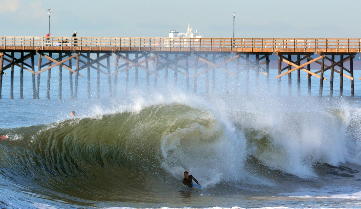 Caleb Roman on fire. Photo: Wes Harding