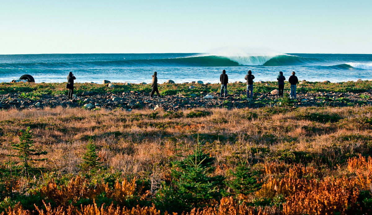 This wave is on the East Coast of Canada. I\'d been trying to score here for a couple years now, and finally we did. The only problem was everyone was hurt, or had the wrong boards with them. Until next time... Photo: <a href=\"https://www.jeremykoreski.com/\" target=_blank>Jeremy Koreski</a>