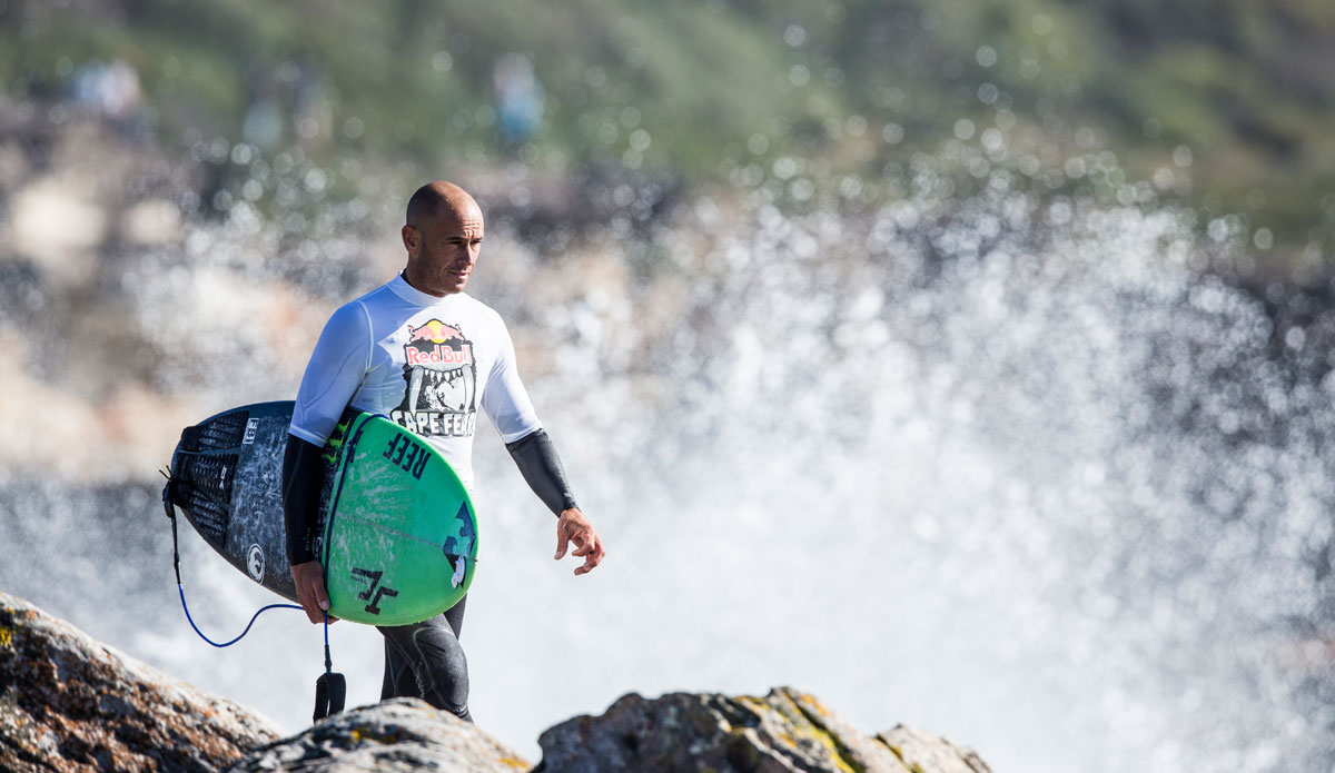 Shane Dorian\'s walk out. Photo: <a href=\"https://www.redbullcapefear.com/\"> Red Bull</a>