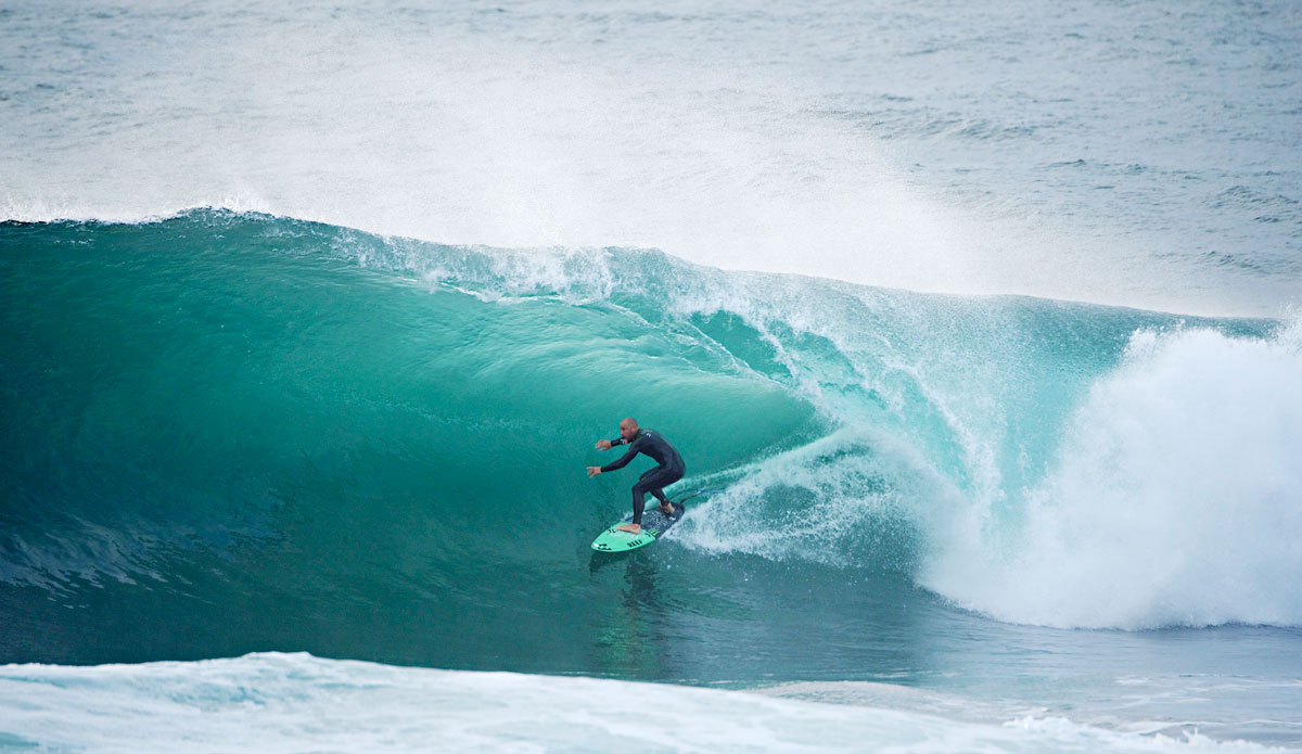 Shane Dorian\'s no stranger to heavy waves. Photo: <a href=\"https://www.redbullcapefear.com/\"> Red Bull</a>
