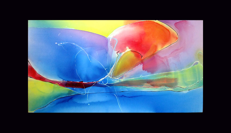 Twilight, acrylic on canvas. Image: <a href=\"https://fionableugallery.com/\">Chase</a></em></strong>