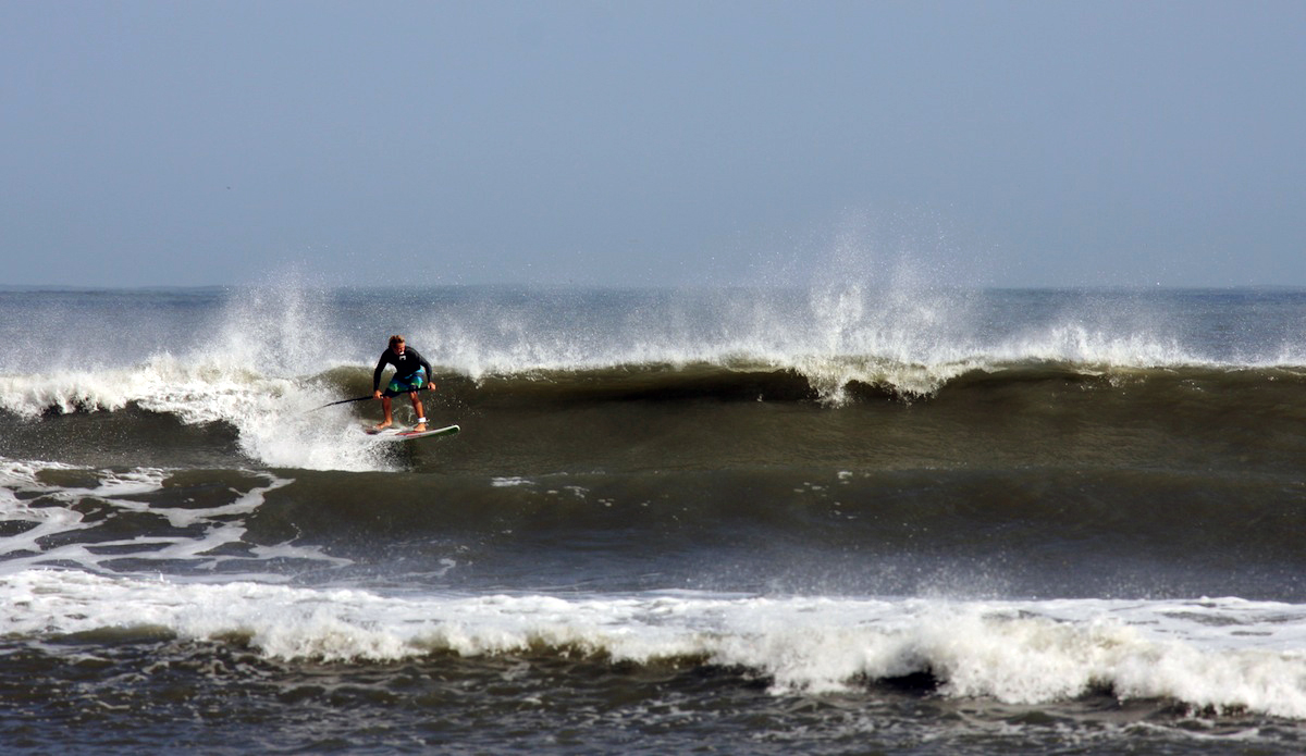 Damo filming with one of our GoPro mouth cams. We made the mount using a piece of plastic, foam, and duct tape. Sure you look silly, but the perspective in the video is rad.