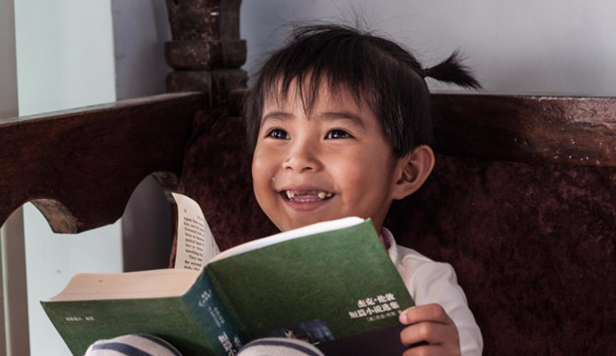 Stoked on reading. Photo: Andrew Carruthers