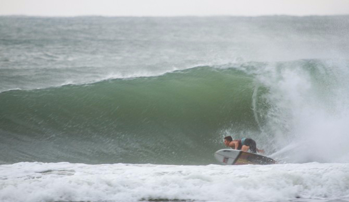 Nic Jones speed bottom turn. Photo: Andrew Carruthers