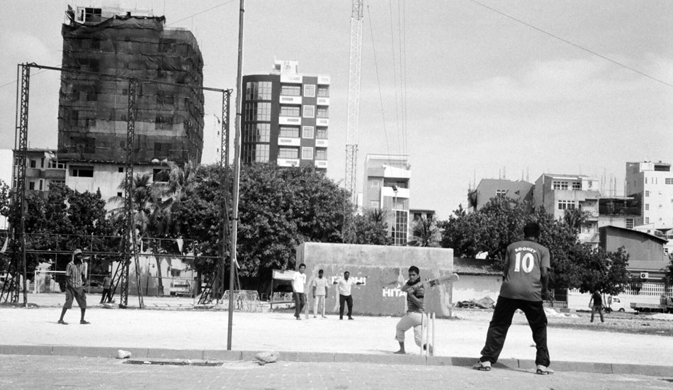 Local cricket players. Photo: Chippa Wilson