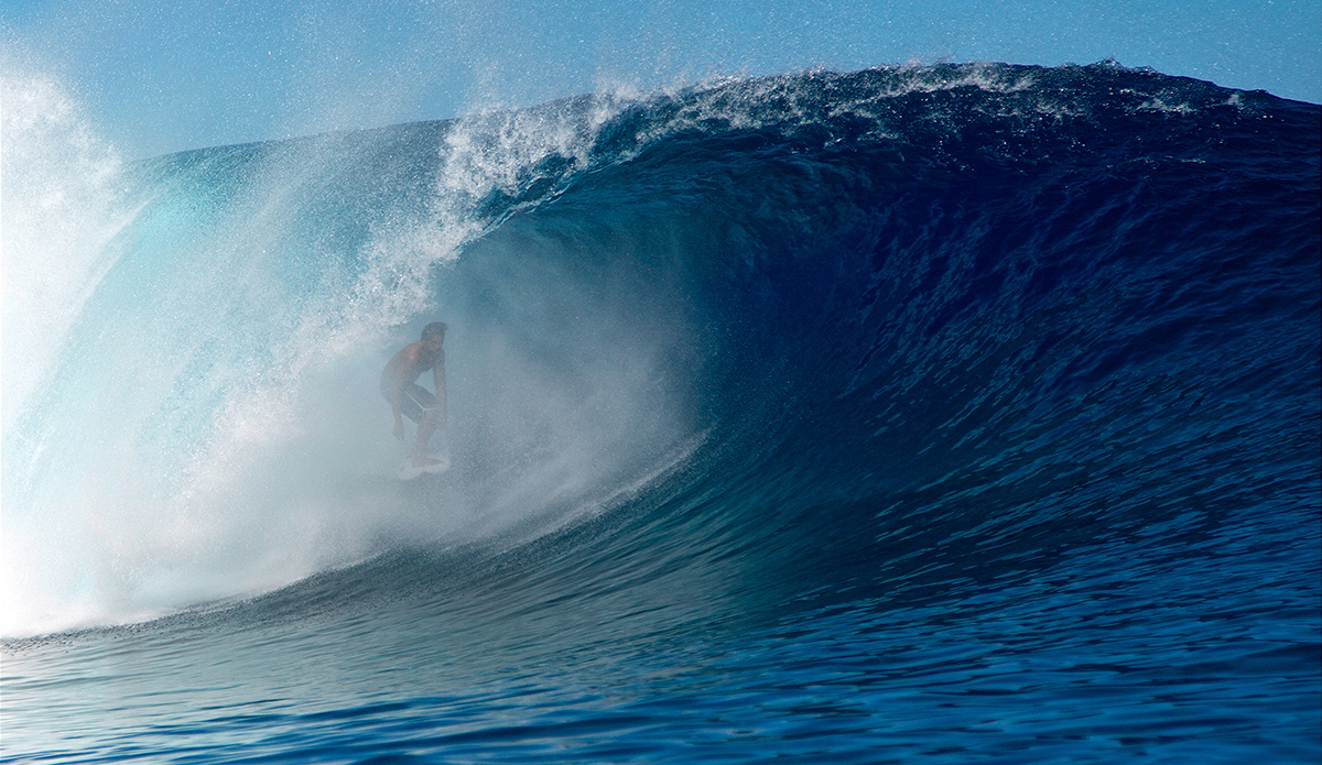 Matehau Tetopata is always deepest. Photo: Romauld Piquet