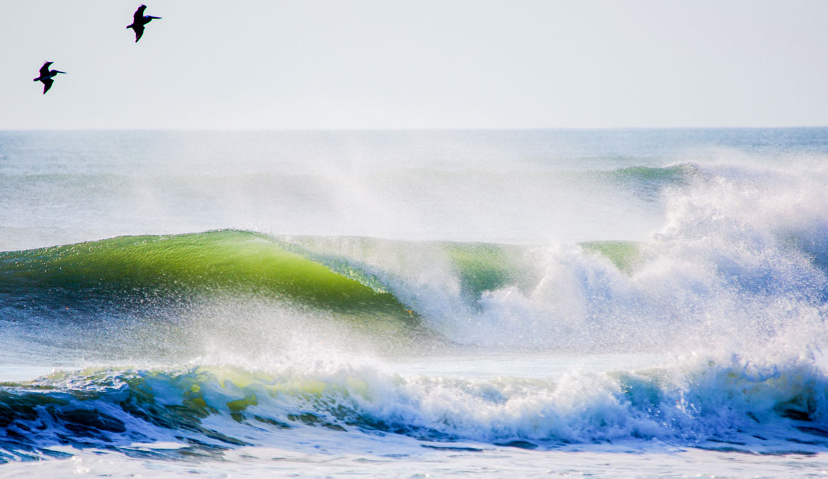 We all know the the feeling of anticipation the night before swell. Excitement takes over, phones go crazy- fingers crossed  the forecast holds the next morning. OBX. Photo: <a href=\"http://www.chrisfrickphotography.com/\">Chris Frick</a>