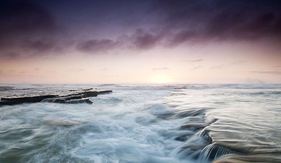 Overflow. Over the past couple of years, long exposures are something that I have constantly revisited. This was a pretty epic start to a day at Turimetta on Sydney\'s northern beaches. Photo: Chris Grundy
