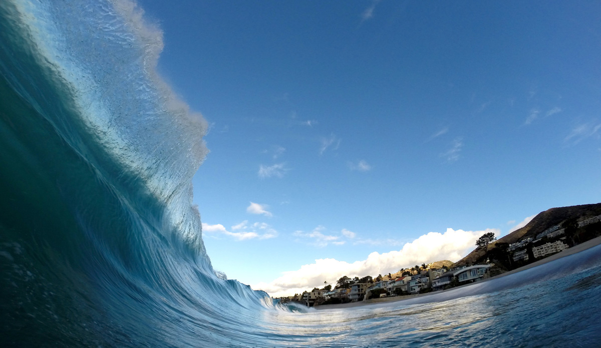 Where the ocean meets the heavens.