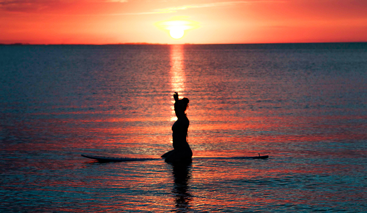 This is my twin sister, Erin Swain, taken on the Outer Banks. Its been awesome having a constant surf buddy throughout my life. Photo: Chrissy Swain