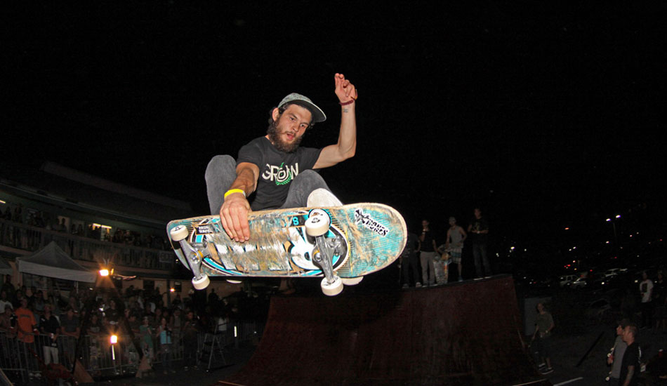 \"Portable Half Pipe Hawaii\" put on a show one night and I was fortunate enough to be there to help capture these images. Great crowd and great skating went down that evening. Unknown skater. Photo: <a href=\"https://www.christianlacuestaphotography.com\"> Christian LaCuesta</a>.