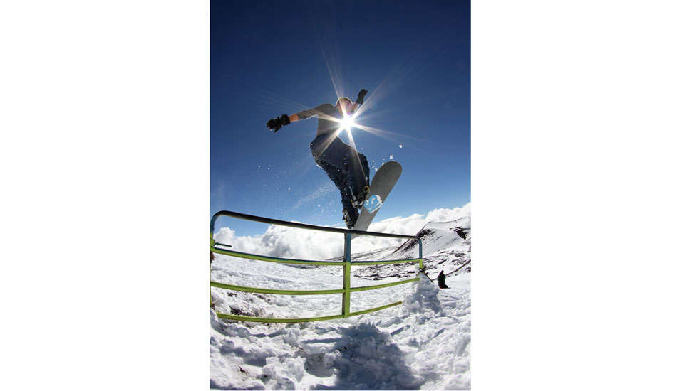 My good friend Neal Kelly built this rail specifically for Mauna Kea. Here on the Big Island we are fortunate enough to have every natural climate on earth with the exception of extreme heat and extreme freezing. I can live without those. Photo: <a href=\"https://www.christianlacuestaphotography.com\"> Christian LaCuesta</a>.