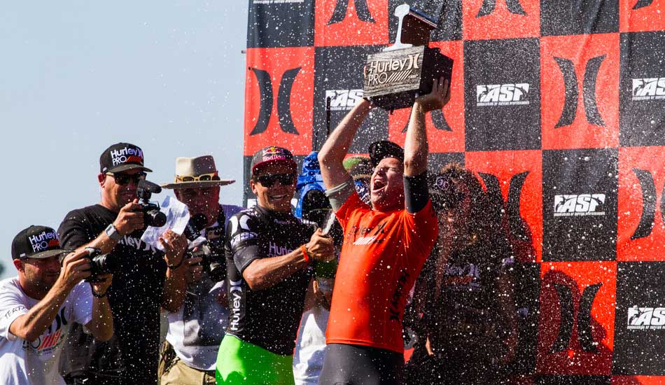 Taj at the Hurley Pro Trestles. Photo: <a href=\"https://christor.photoshelter.com/\" target=_blank>Christor Lukasiewicz</a>