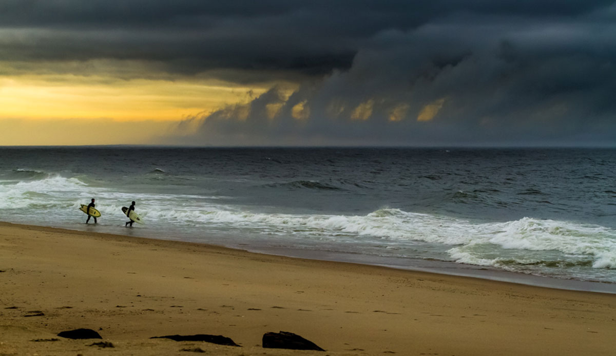 Moments after the offshore winds picked up and the storm started to clear. Photo: <a href=\"https://www.christorphotography.com/\">Christor Lukasiewicz</a>