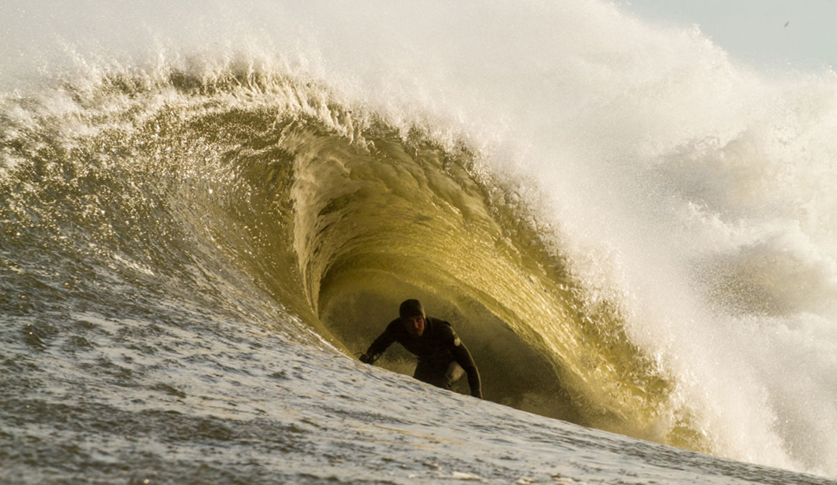 Michael Hughes tucking into the wave of the day in Central New Jersey. Photo: <a href=\"https://www.christorphotography.com/\">Christor Lukasiewicz</a>