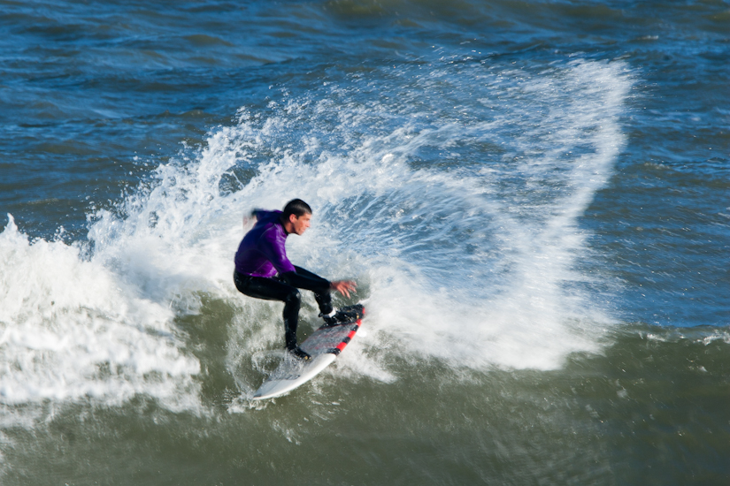 Randy Townsend laid down turn after turn on the walled lefts.