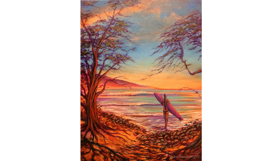 \"Maui Dream.\" 16\" x 20\". 2013.