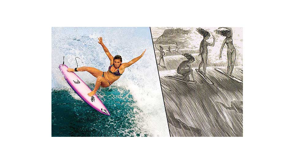 1. Surfing originated in Hawaii. It only makes sense. It’s essentially our state\'s identity, and among the best features we have to offer. Hawaii is surfing. Photo: Jason Kenworthy (L), Maids on the Wave by Wallace Mackay (R)