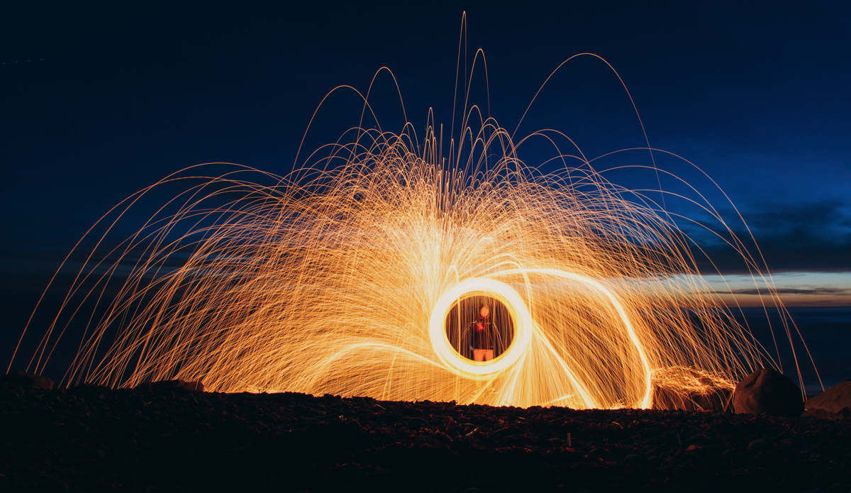 There is not much to this shot besides a lighter, the sunset, and some wool. But I like it. Photo: <a href=\"https://instagram.com/iamcolee/\">Cole Ferguson</a>