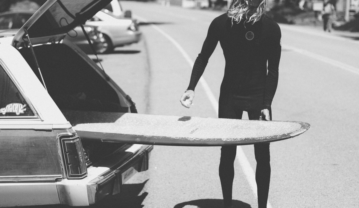 This is Harley Rubinstein. I met him in a parking lot about an hour before I shot this. He was a traveler from Australia eating PB and Js out of his Ford wagon. He is one of the most genuine dudes I\'ve ever met. Long story short, we scored fun waves all day, shared some laughs, and left at dusk as friends. It was a pretty epic day. Photo: <a href=\"https://www.colinnearman.com\">ColinNearman.com</a>