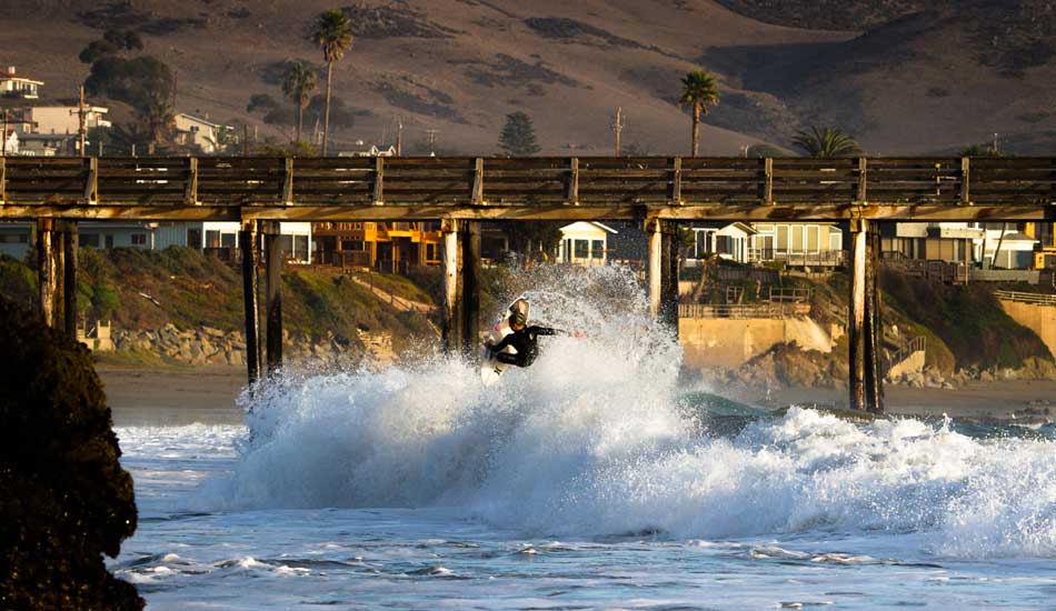 Charlie Fawcett. Cayucos, California. Photo:<a href=\"https://www.colinnearman.com\">Colin Nearman</a>