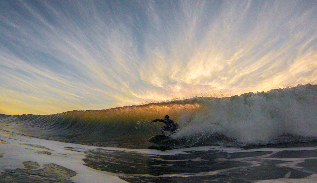 Unknown bodyboarder stomps down a line. Photo: <a href=\"https://www.colinrothphoto.com\">Colin Roth</a>