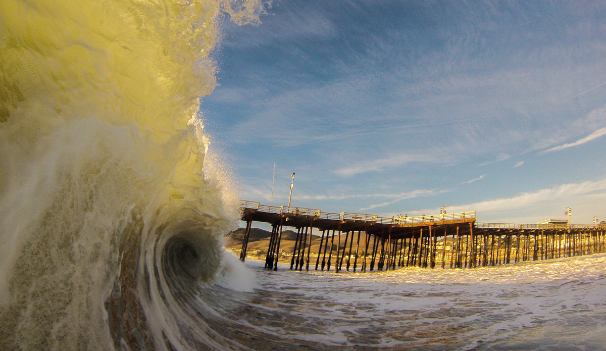 Some days the waves were nothing but mean, sandy closeouts. But fun nonetheless. Photo: <a href=\"https://www.colinrothphoto.com\">Colin Roth</a>