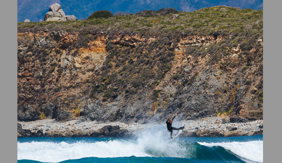 Getting wild in the wild. Chippa Wilson, Big Sur, California. Photo: <a href=\"https://www.colinnearman.com\">Colin Nearman</a>