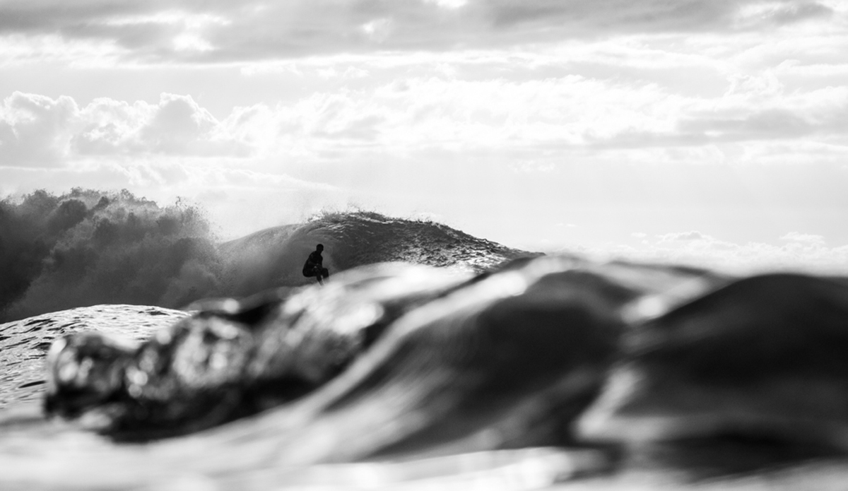 A small day at Pipe. January 2014. Photo: <a href=\"https://www.coreyfrank.com\">CoreyFrank.com</a>