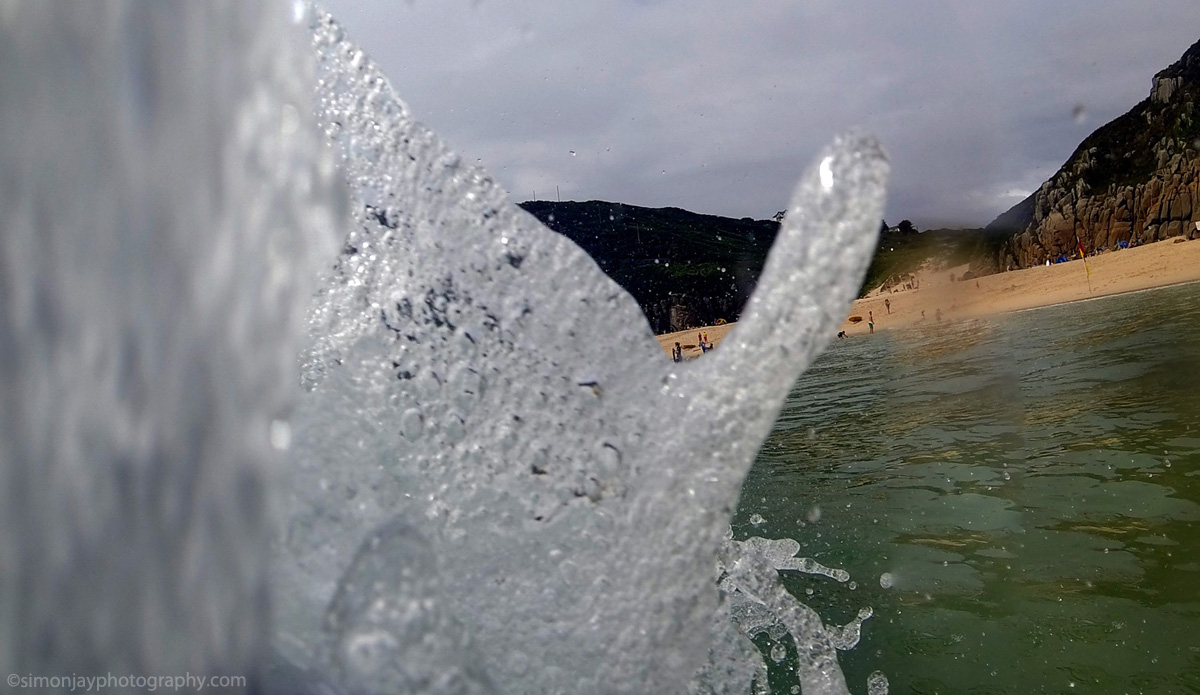 This wave seemed pretty excited to be on camera. First and only wave woody I’ve seen. Photo: <a href=\"https://plus.google.com/102308141752801627777/posts\"> Simon Rickwood</a>