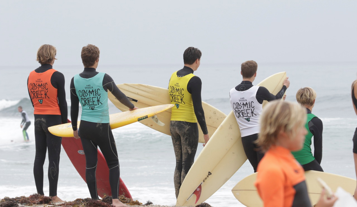 The boys getting ready for battle. Photo: Jason Naude