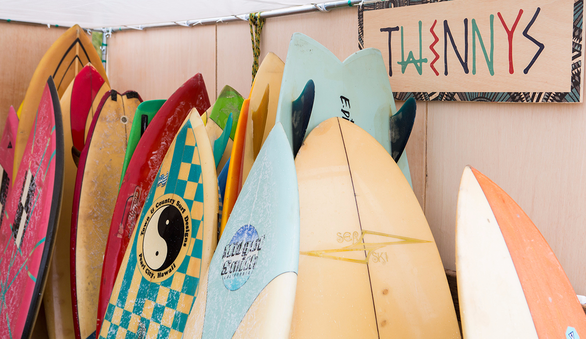 The greatest selection of the greatest boards ever made.  Photo: Kenny Hurtado