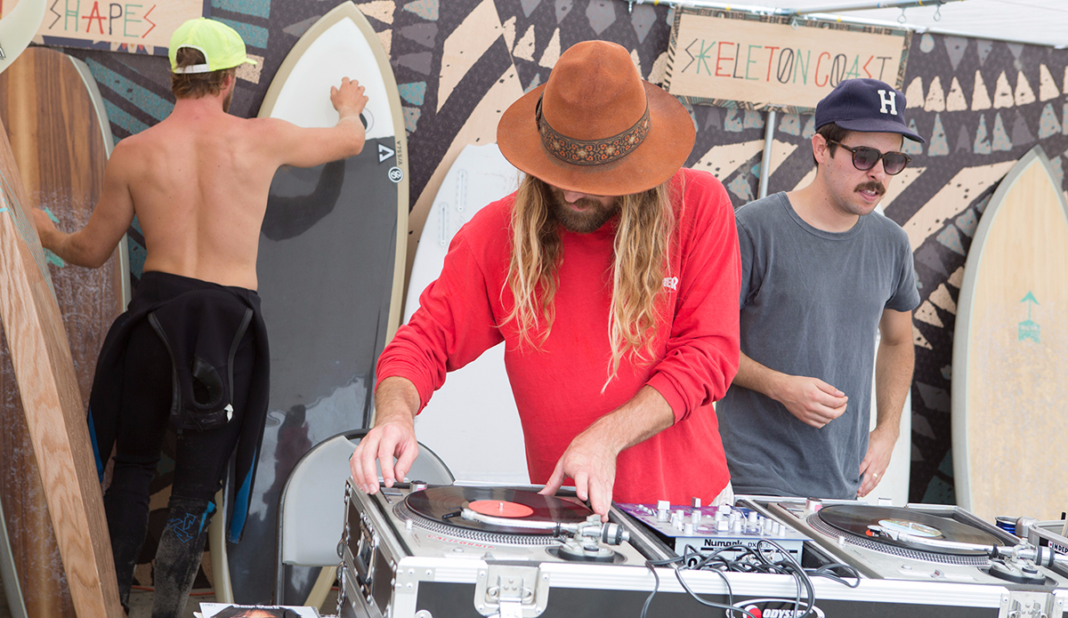 Reverberation Radio was spinning the greatest tunes all day, keeping the energy high. Photo: Kenny Hurtado