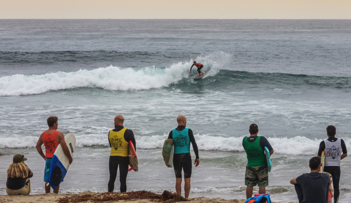 Vissla easily put on the best Cosmic Creek to date. Nothing but good vibes,  vibrant colors, and a few rippable waves at Point. Photo: Miah Klein
